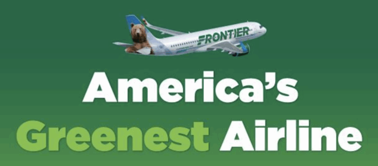 Frontier Airline's Green initiative